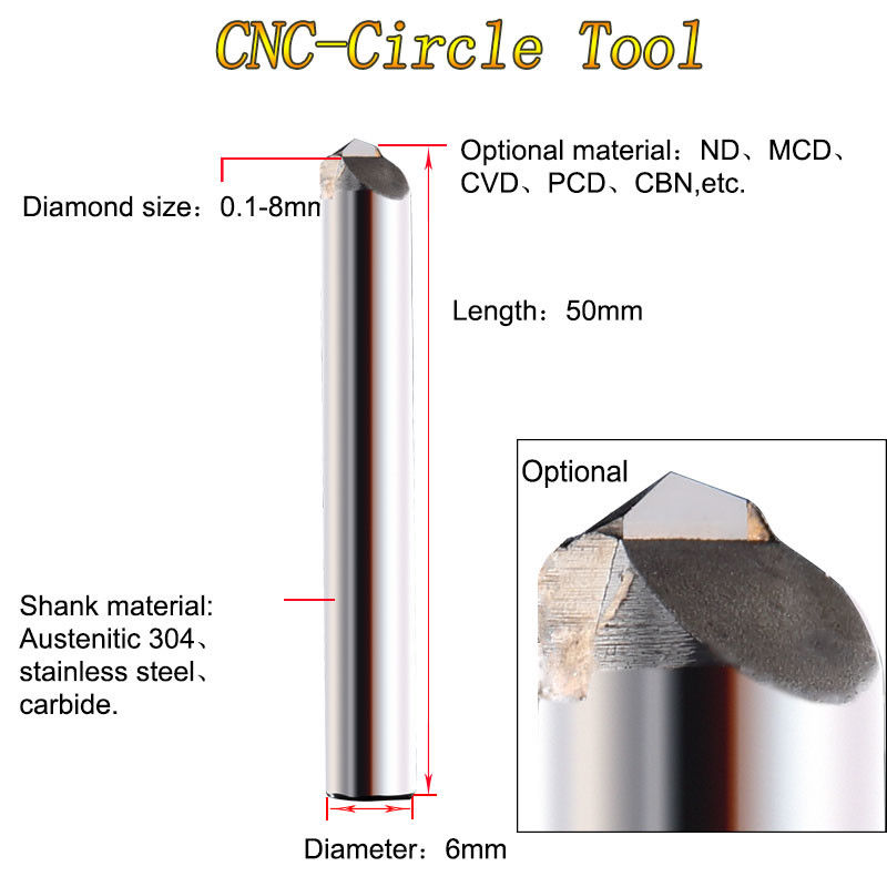 China Making Circle Effect CNC Diamond Tools factory